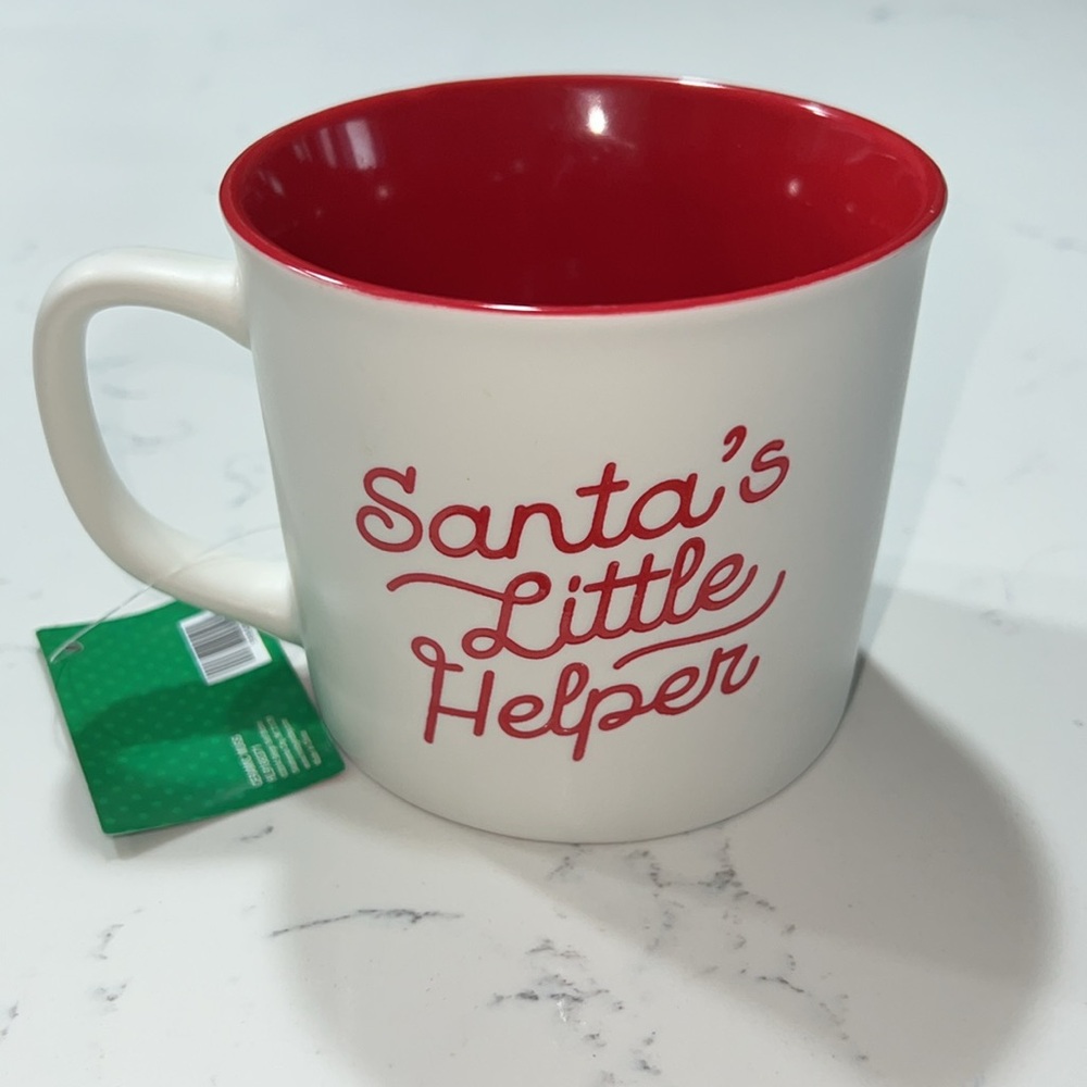 Sleigh Bell Bistro Santa’s Little Helper Mug 17oz